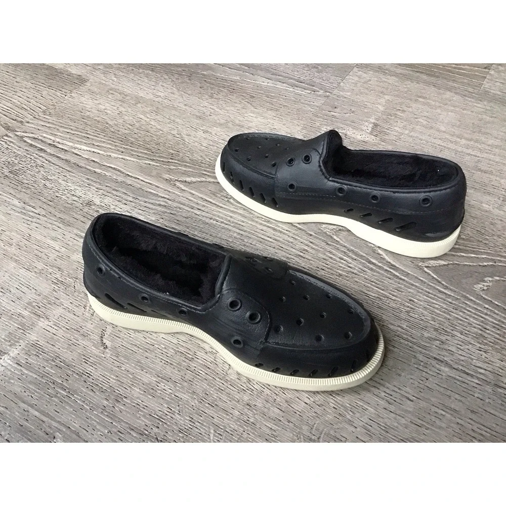 Sperry Authentic Original Cozy Float Boat Mens 4 36 Black Casual Shoes STS23884